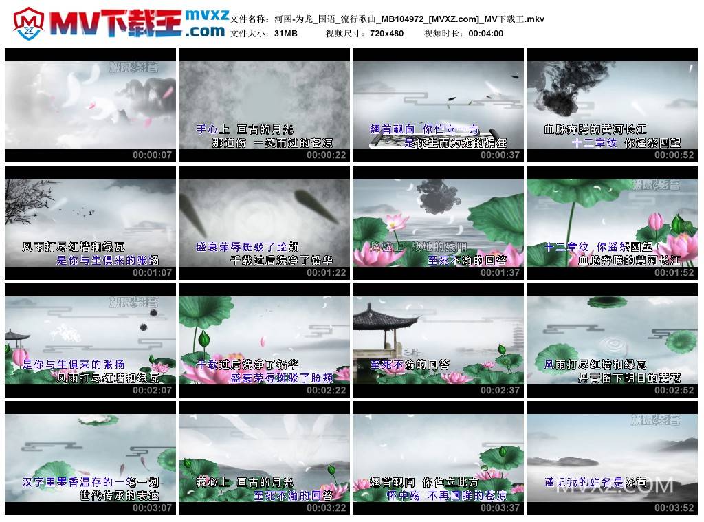 河图-为龙_国语_流行歌曲_MB104972